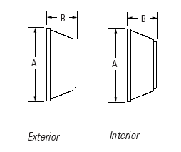 B562 Deadbolt Dimensions